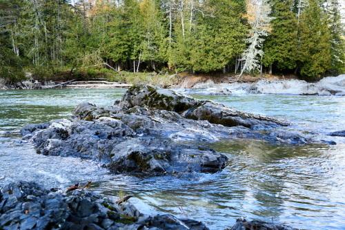 Milieu naturel,Saison,Automne,Rivière,Eau,Petite Cascapédia,Baie-des-Chaleurs,Région,MRC Bonaventure,New Richmond,Jour,Temps